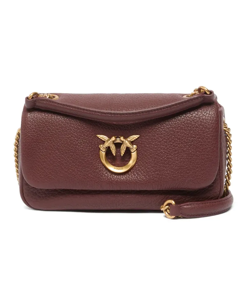 Pinko Love Birds Schultertasche - Braun Braun
