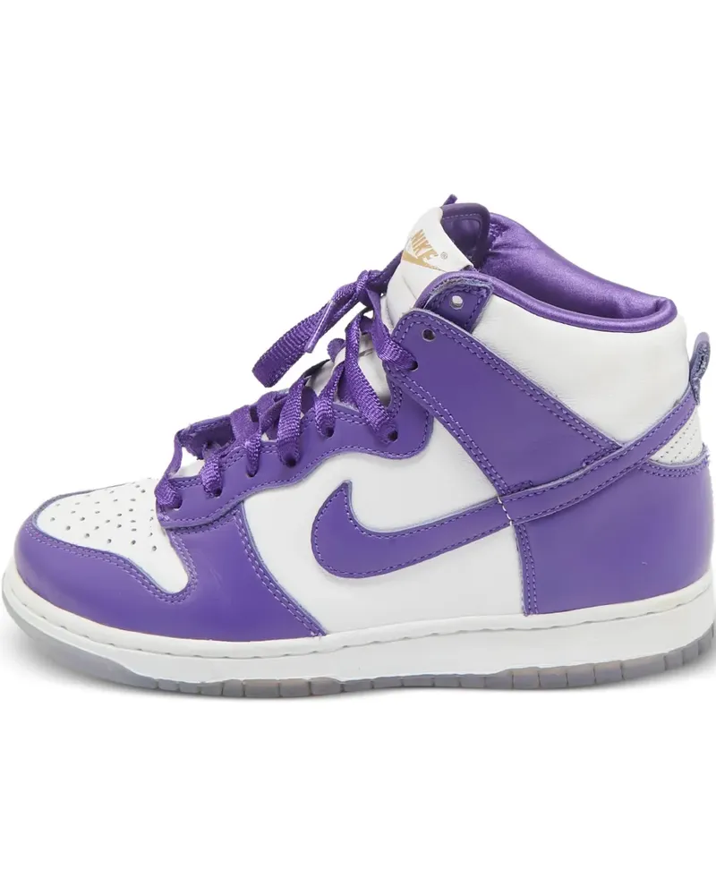 Nike High-Top-Sneakers aus Leder - Violett Violett