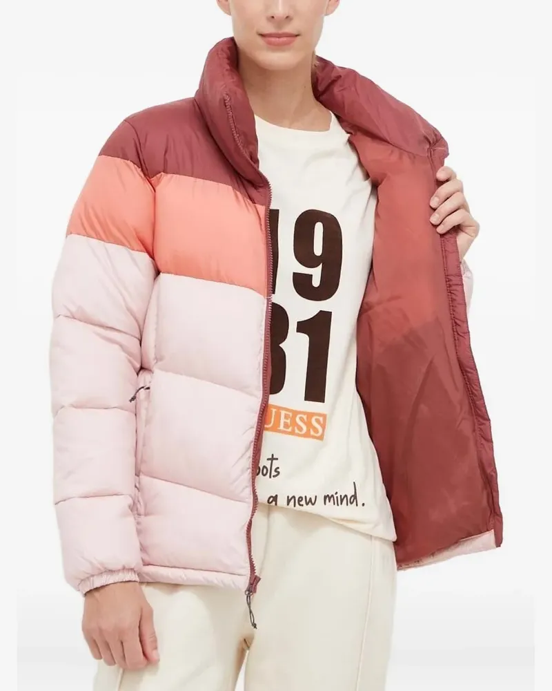 Columbia Sportswear Company Gefütterte Jacke mit Logo-Print - Rosa Rosa