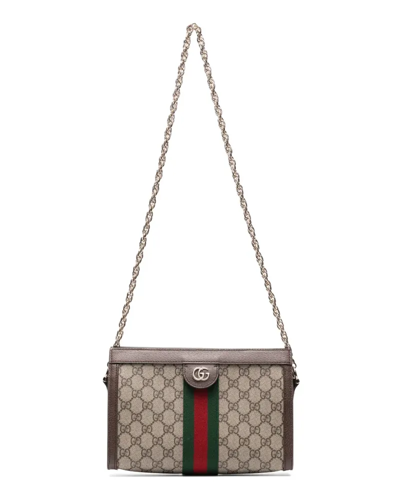 Gucci Mittelgroße Ophidia Schultertasche - Nude Nude