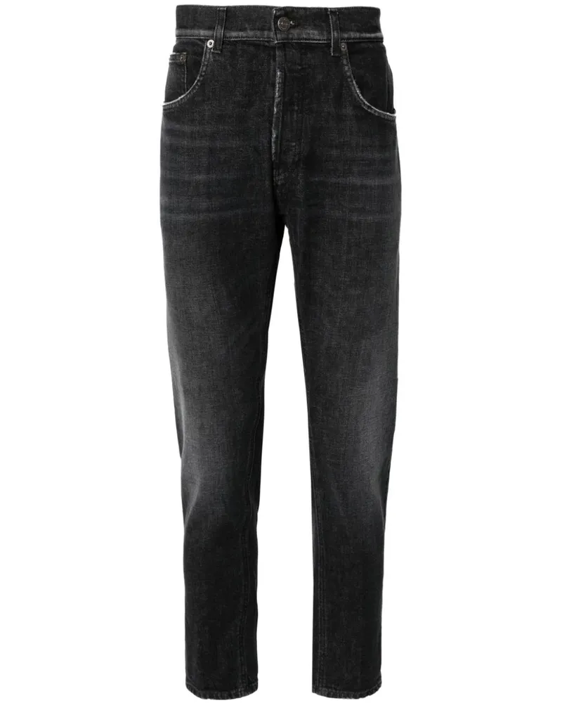 Dondup Dian Slim-Fit-Jeans - Schwarz Schwarz