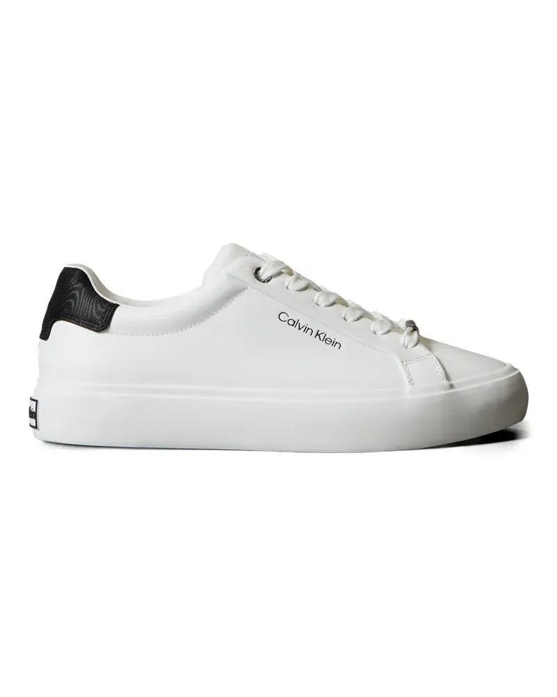 Calvin Klein Sneakers mit Logo-Prägung - Weiß Weiß