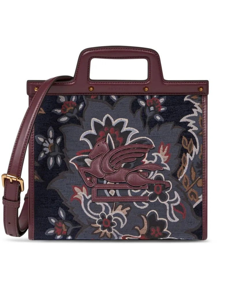 Etro medium jacquard Love Trotter bag Rot