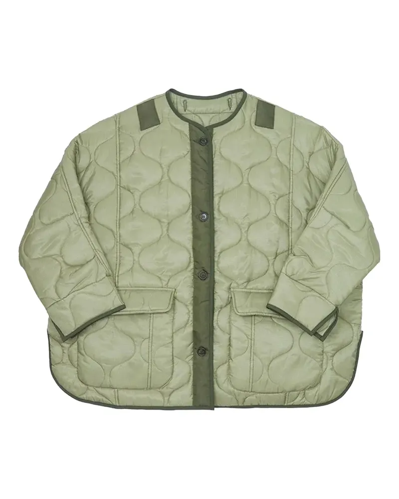 FRANKIE Shop Jacke mit Wellenmuster - Grün Grün
