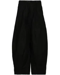 NEEDLES Weite Cropped-Hose Schwarz