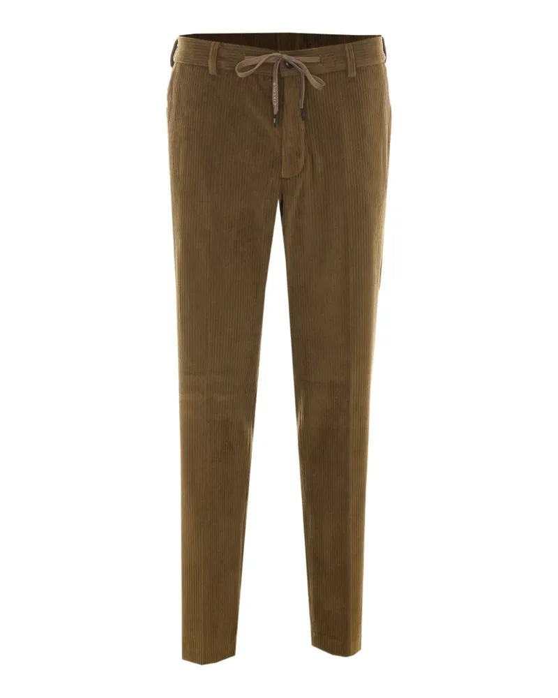 CIRCOLO 1901 Hose aus Samt mit Kordelzug - Braun Braun