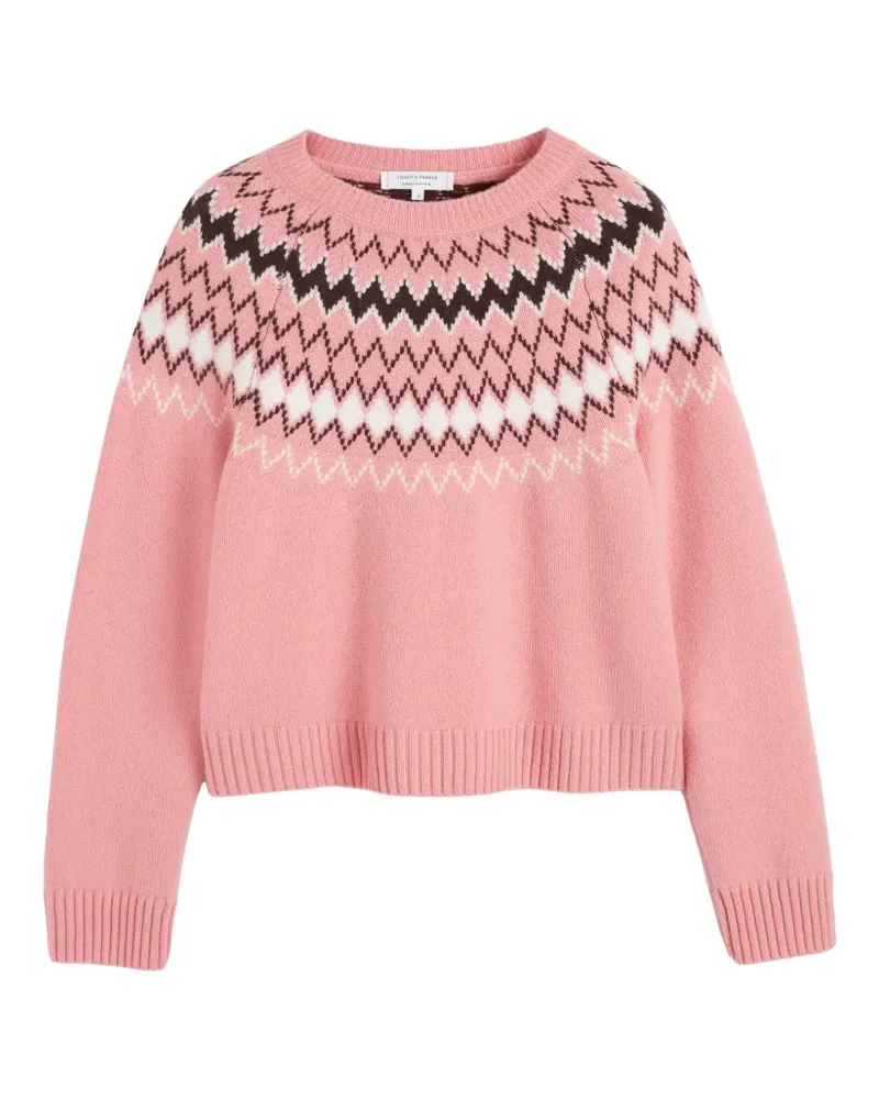 Chinti & Parker Pullover mit Fair-Isle-Muster - Rosa Rosa
