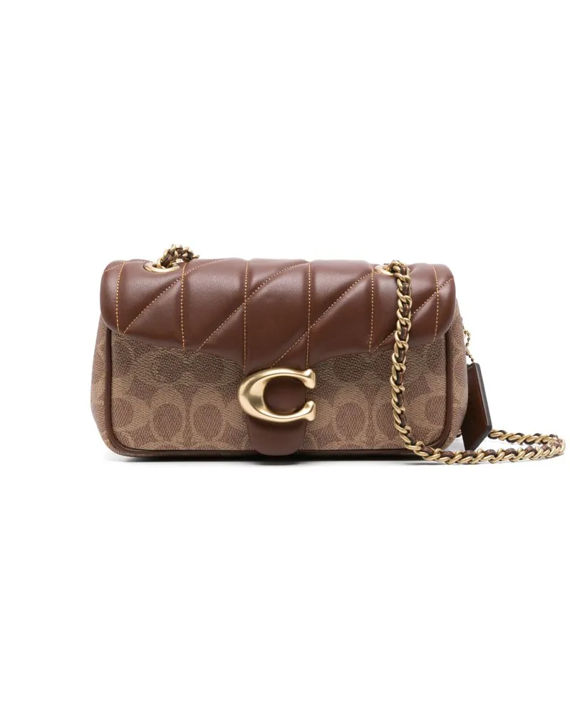 Coach Gesteppte Tabby Schultertasche - Braun Braun