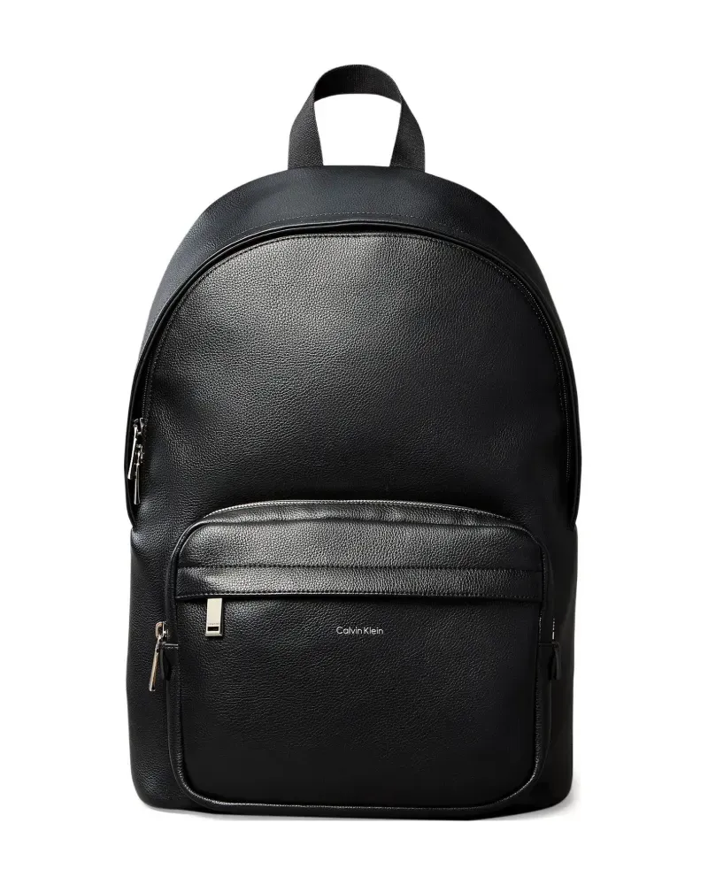 Calvin Klein zipped backpack - Schwarz Schwarz