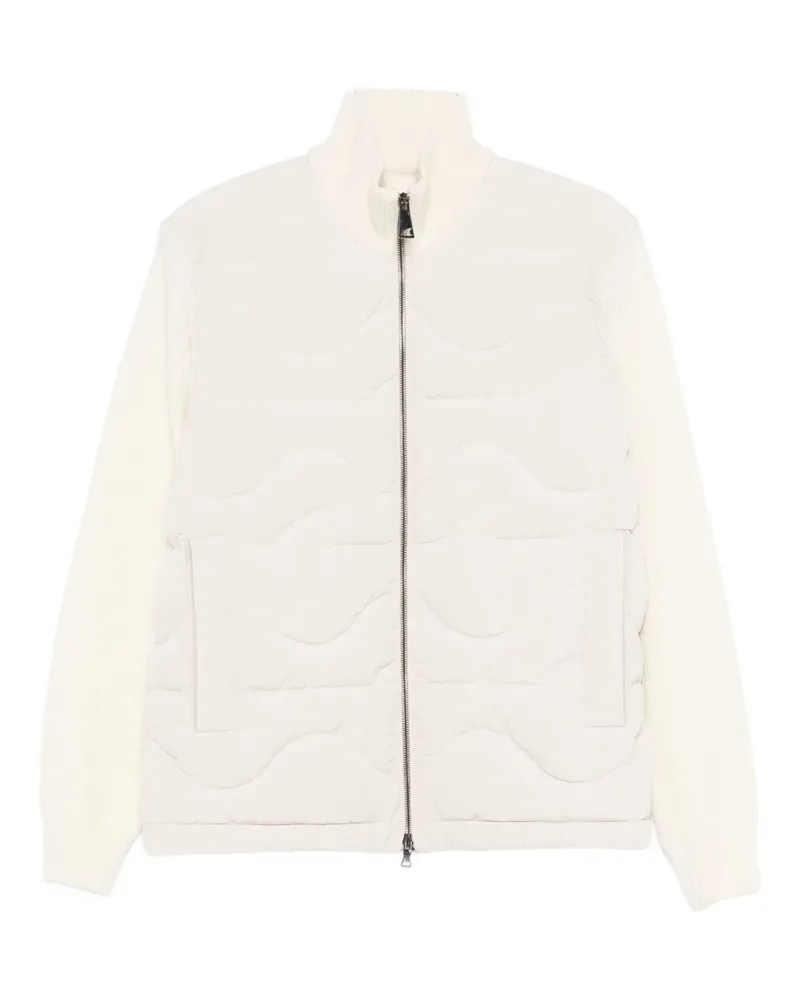 Paul & Shark quilted zip cardigan - Nude Nude