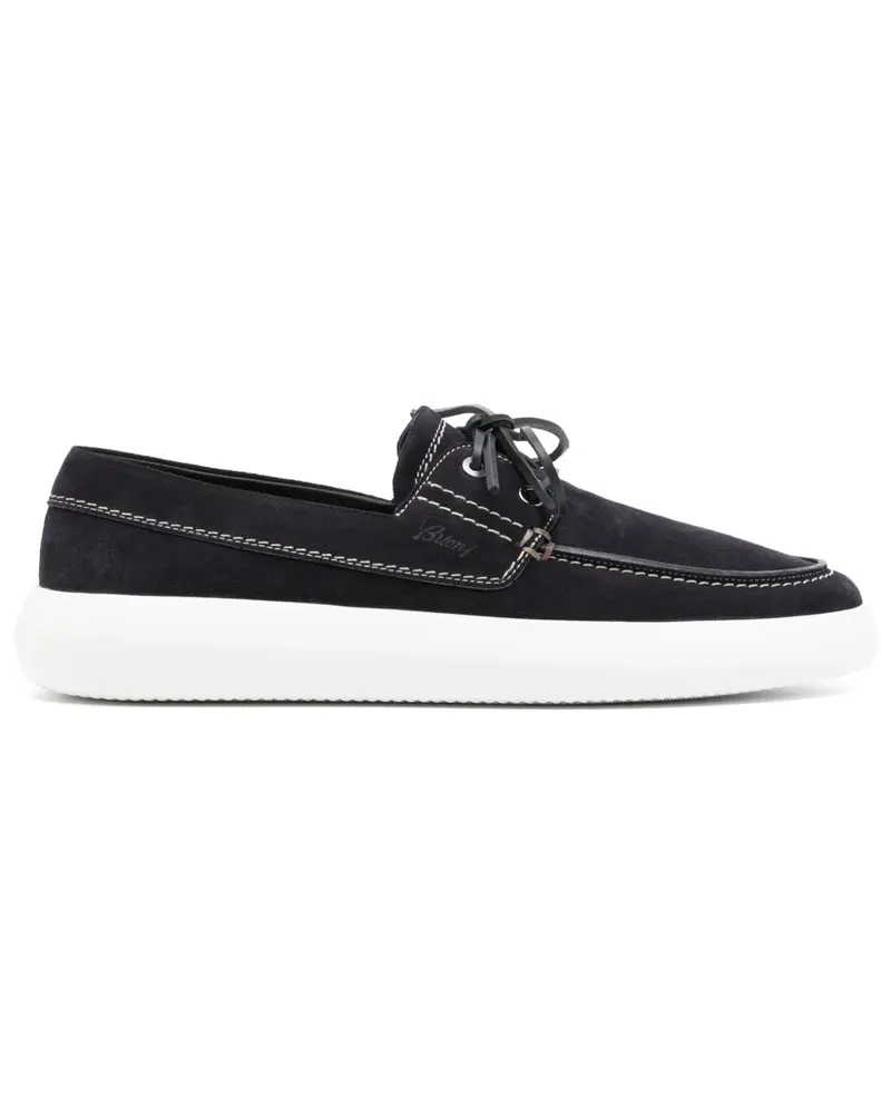 Brioni Loafer aus Wildleder - Blau Blau