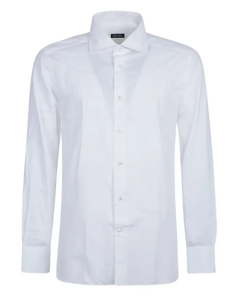 Ermenegildo Zegna cotton-poplin shirt - Weiß Weiß