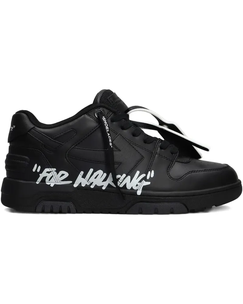 OFF-WHITE Sneakers mit Slogan-Print - Schwarz Schwarz