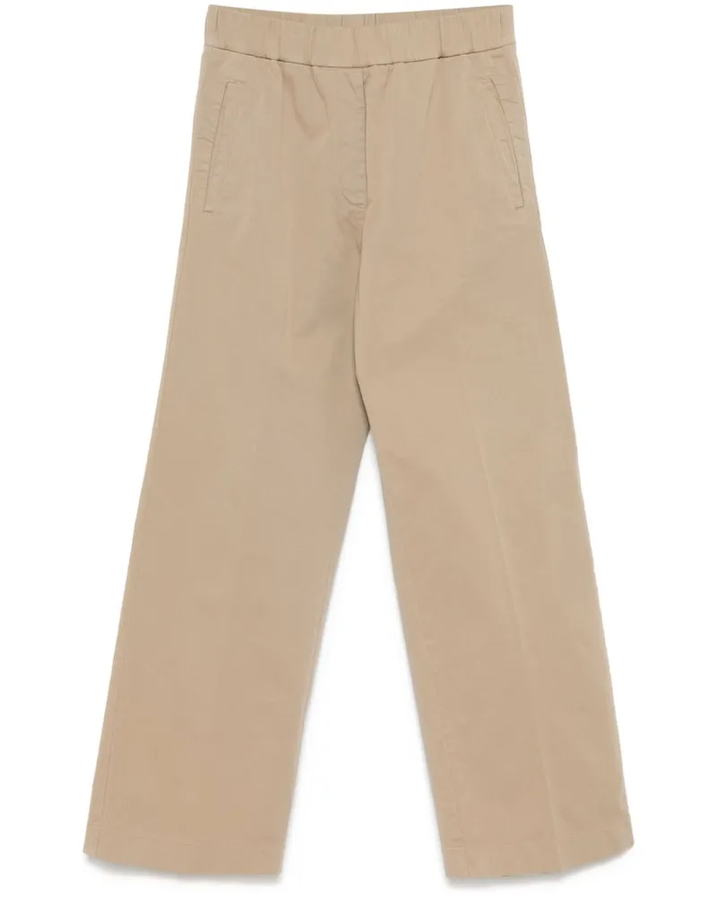 forte_forte Hose mit geradem Bein - Nude Nude