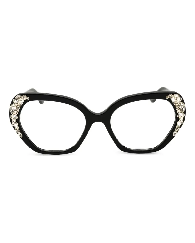 MARCIANO Los Angeles crystal-embellished cat-eye glasses - Schwarz Schwarz