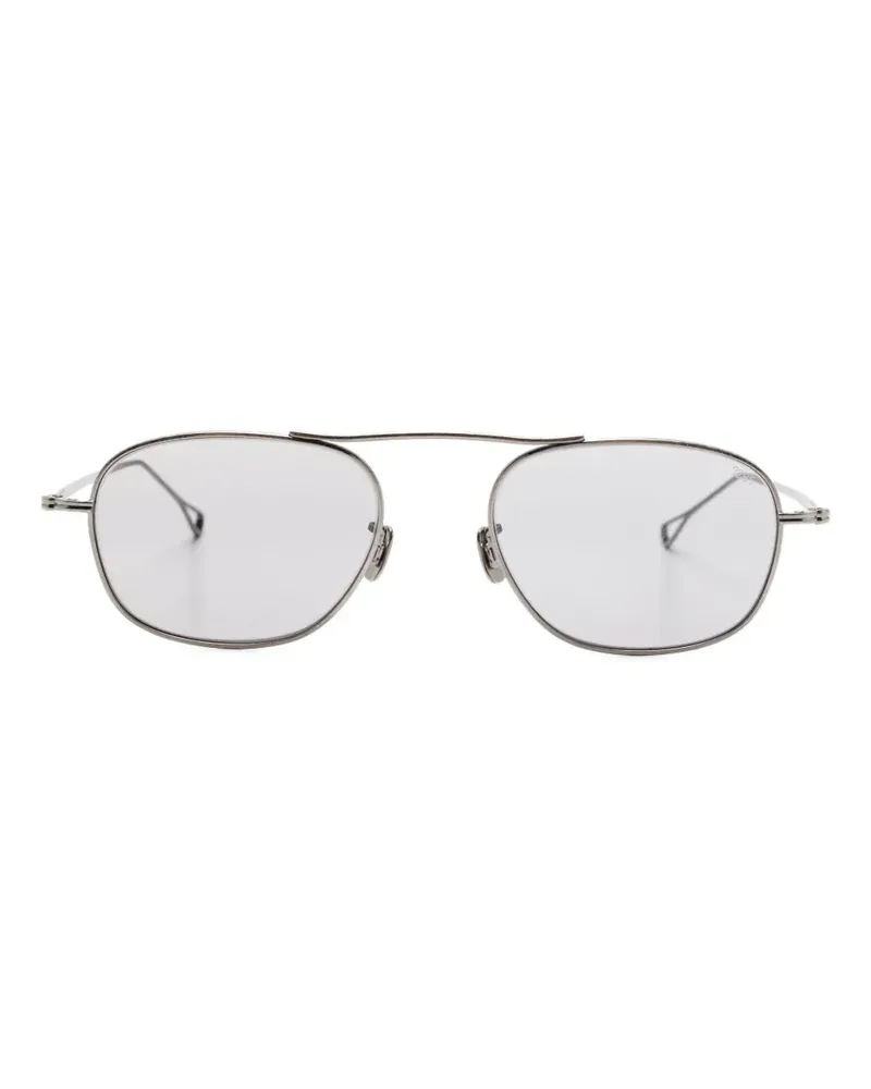 EYEVAN 7285 Sonnenbrille mit ovalem Gestell - Silber Silber