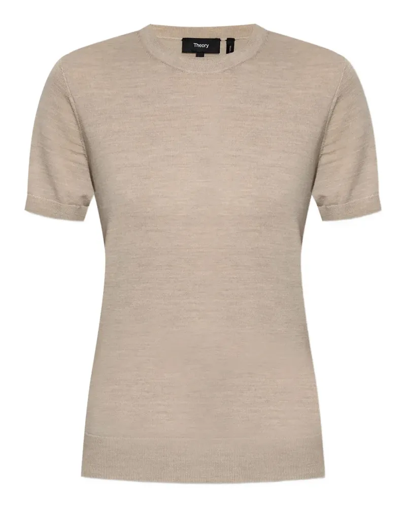 Theory Klassisches T-Shirt - Nude Nude