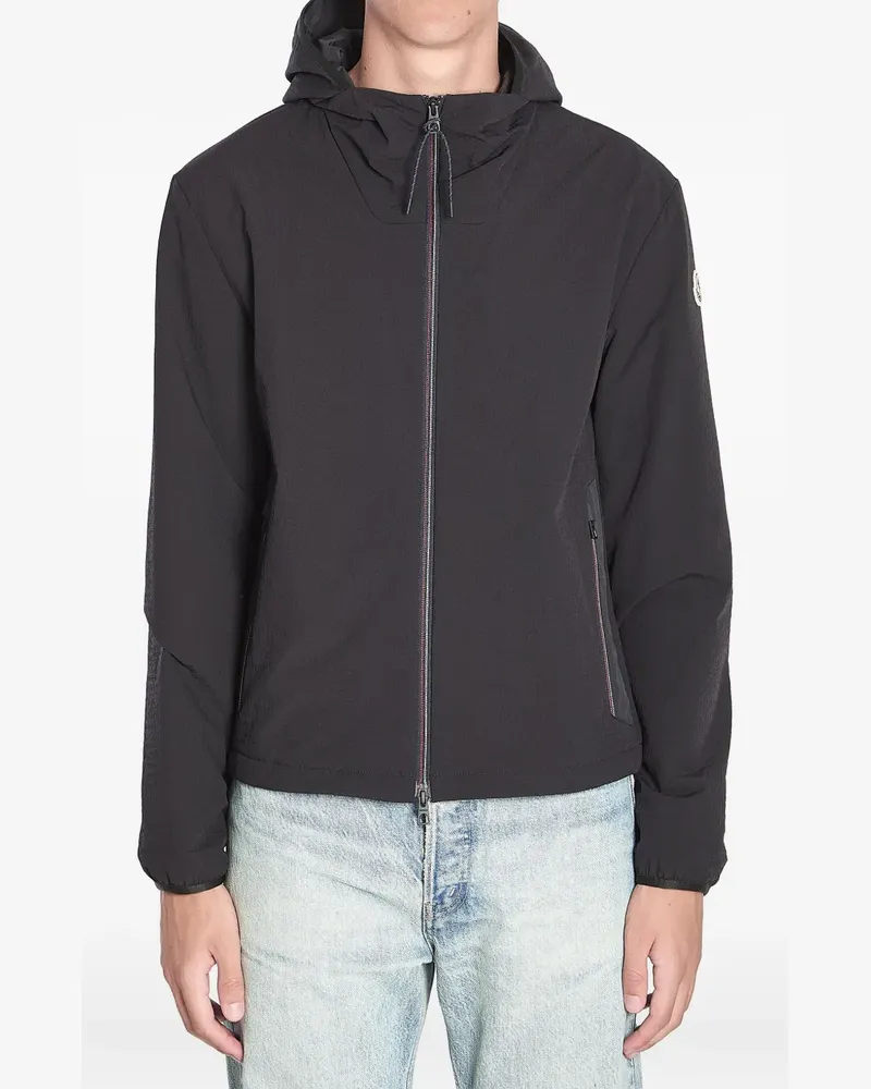Moncler Kapuzenjacke mit Reißverschluss - Schwarz Schwarz