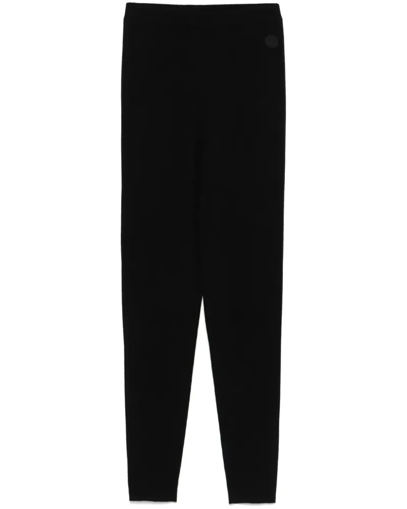 Yves Salomon Klassische Tapered-Hose - Schwarz Schwarz