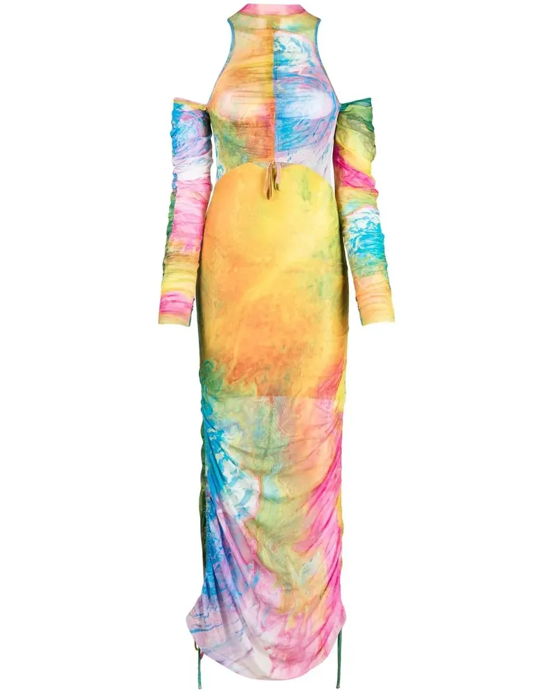 ALEMAIS Irving Kleid aus Mesh - Grün Grün