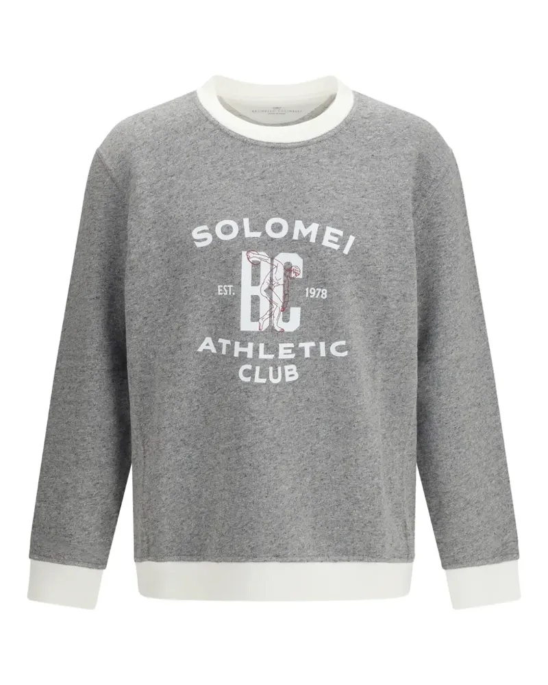 Brunello Cucinelli graphic sweatshirt - Grau Grau