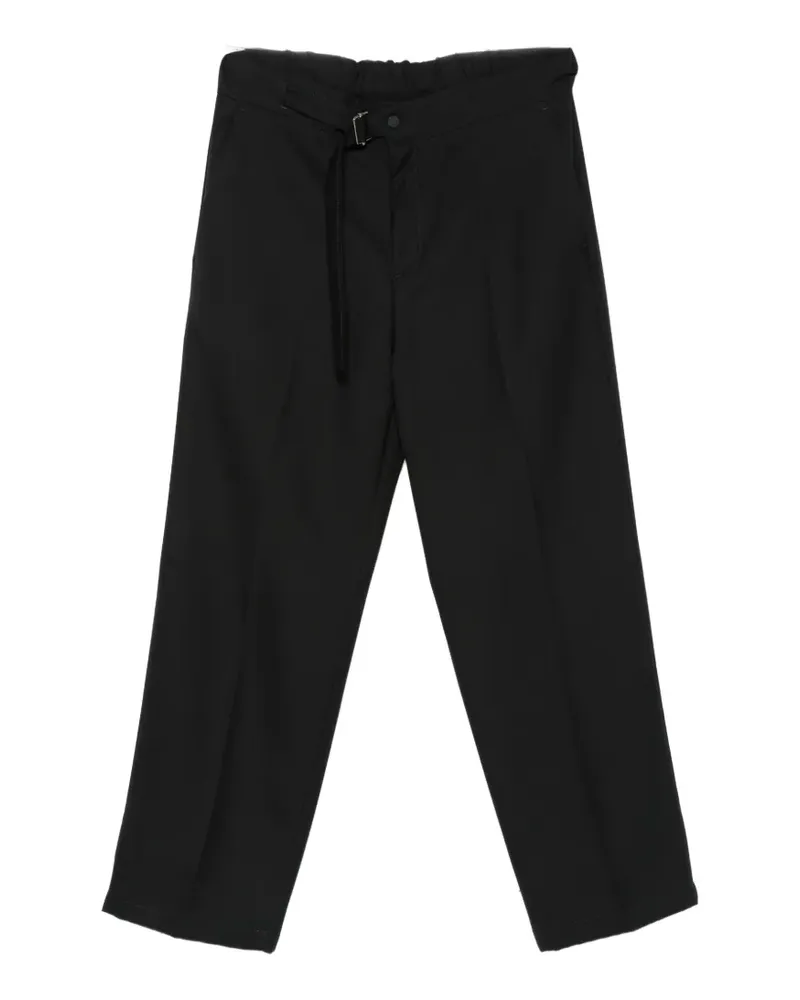 Costumein John Hose mit geradem Bein und Gürtel - Schwarz Schwarz