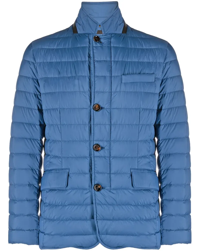 MOORER Gefütterte Zavyer-S3 Jacke - Blau Blau