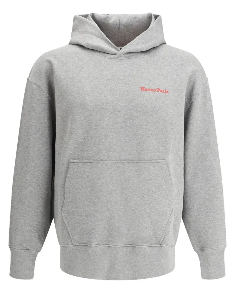 Kenzo Hoodie mit Logo-Print - Grau Grau