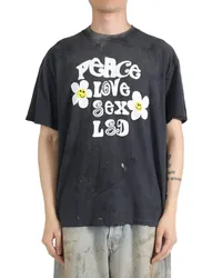 READYMADE Peace cotton t-shirt Schwarz