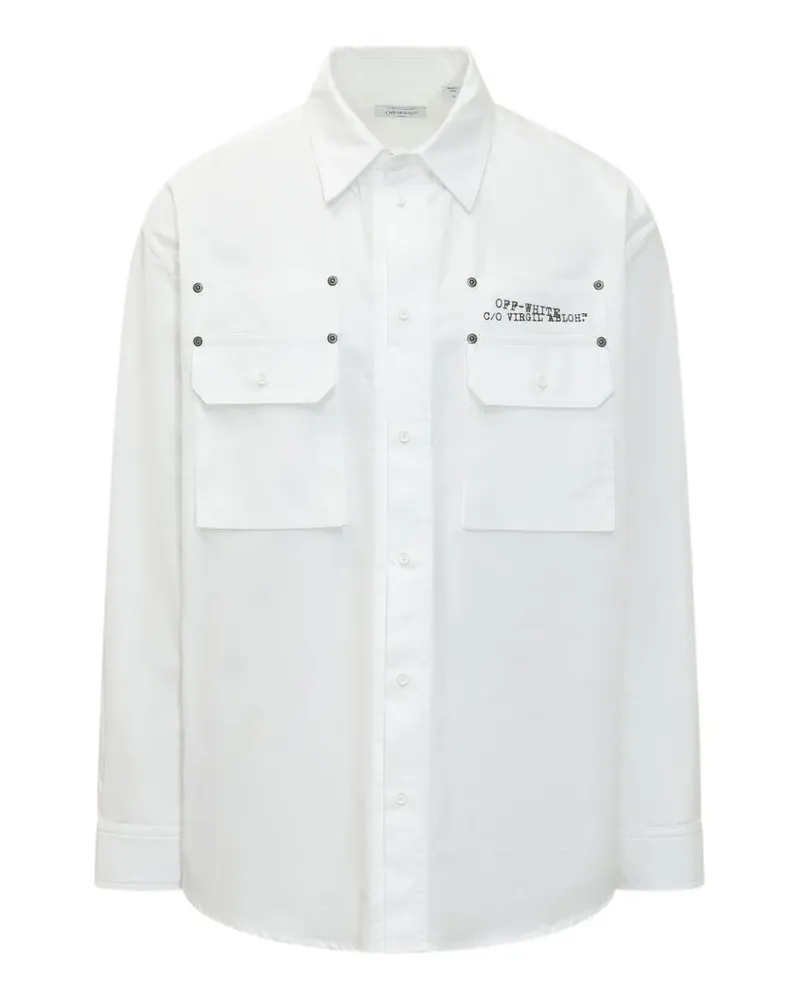 OFF-WHITE Type Arrow overshirt - Weiß Weiß