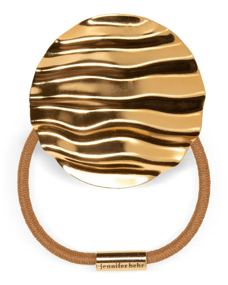 Jennifer Behr Rio Haargummi - Gold Gold