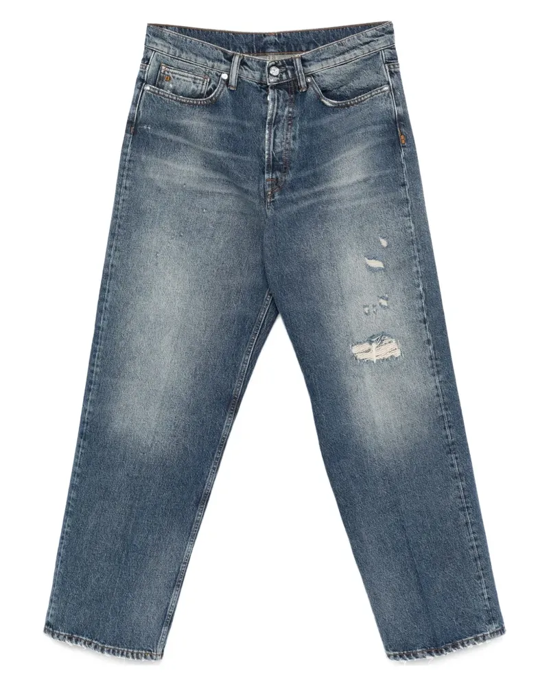 nine:inthe:morning Jeans in Distressed-Optik - Blau Blau