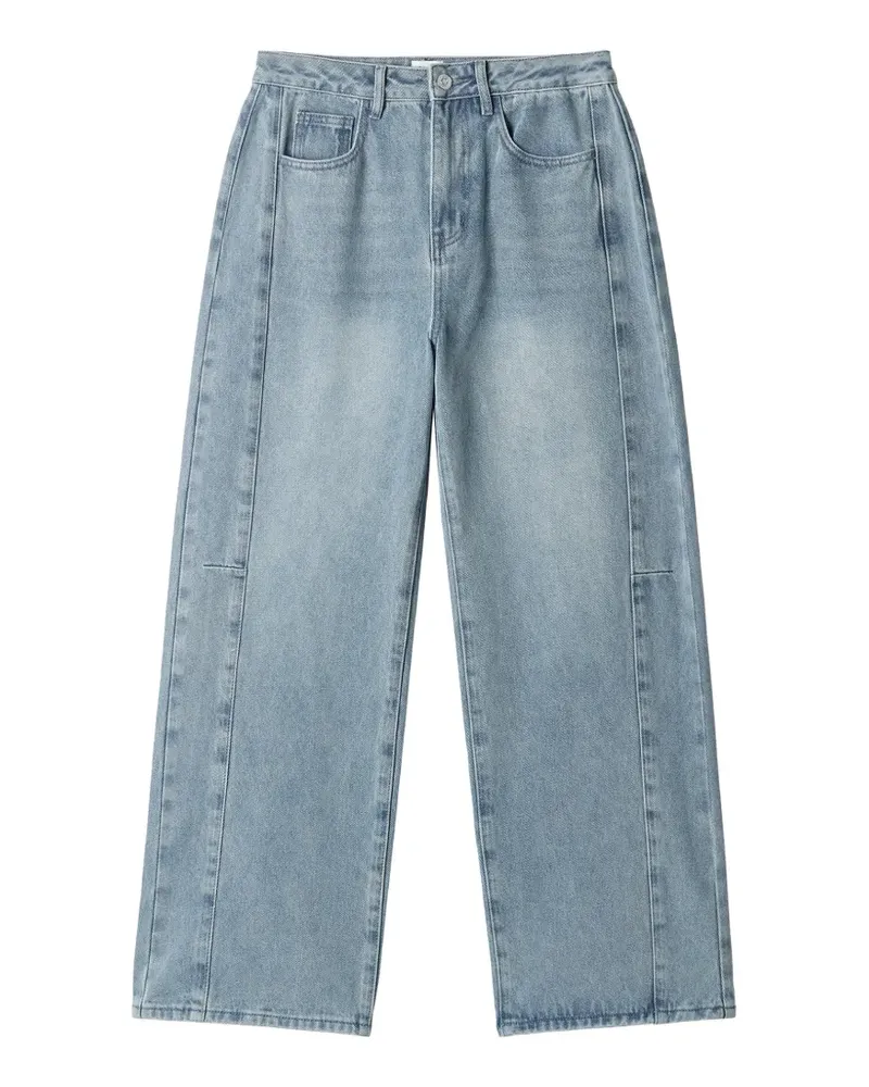 b+ab Five-Pocket-Jeans - Blau Blau