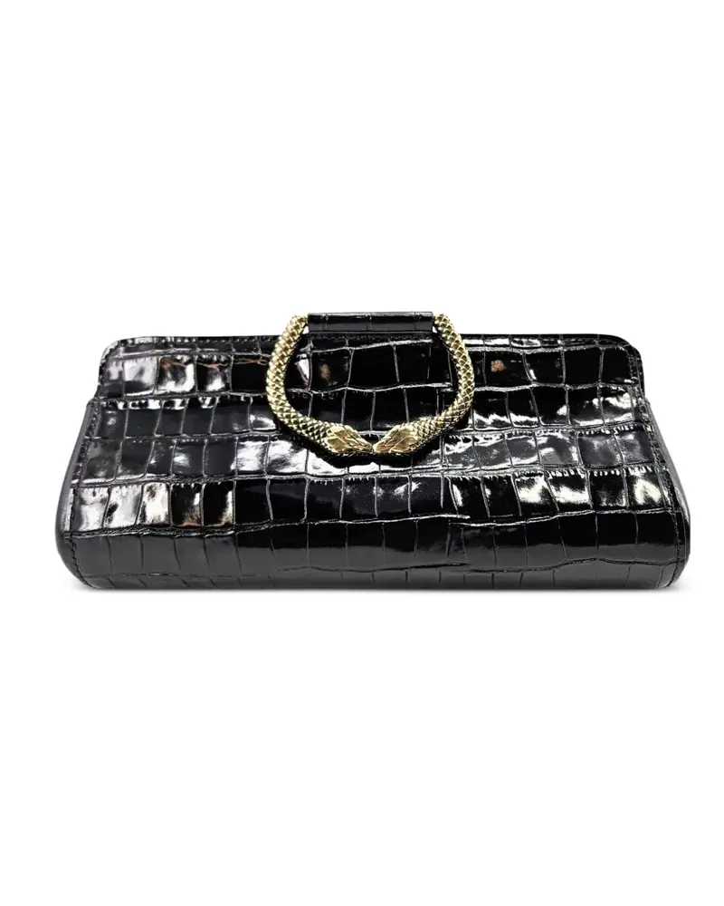 MADISON.MAISON Moc Croc clutch bag - Schwarz Schwarz