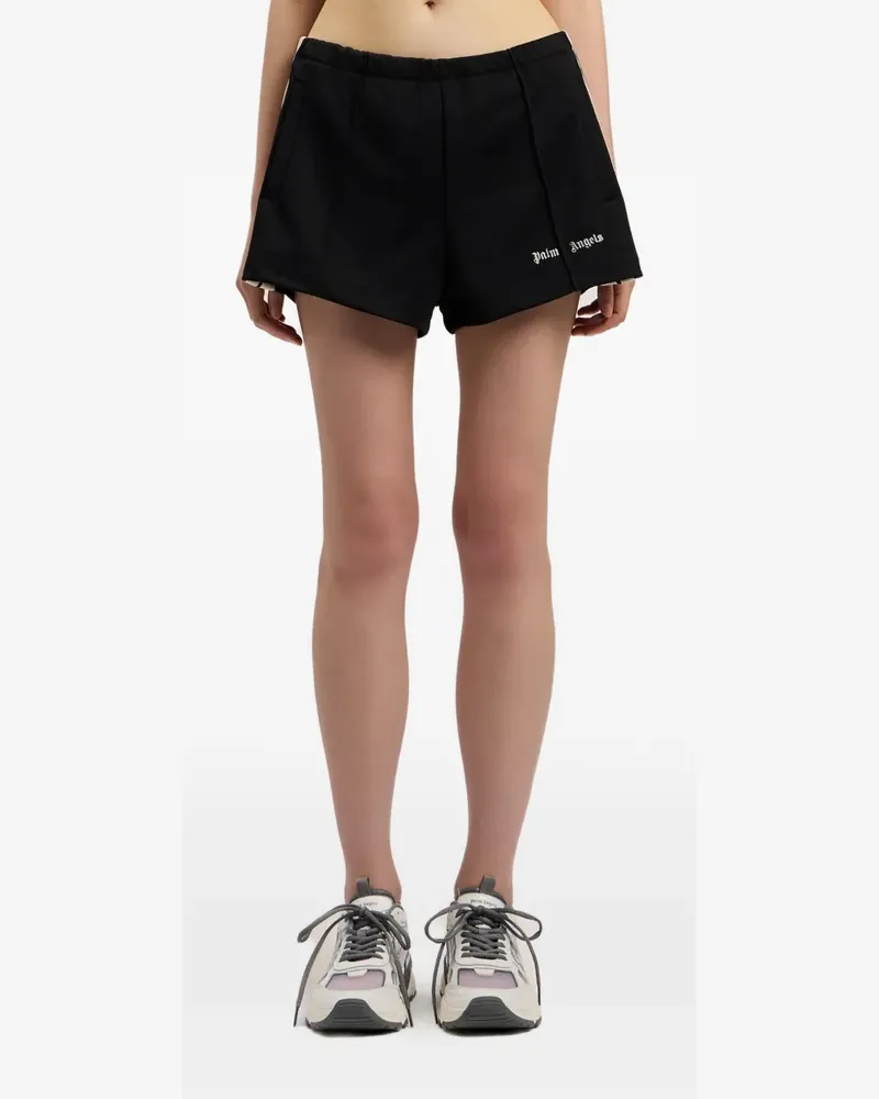 Palm Angels Joggingshorts mit Logo - Schwarz Schwarz