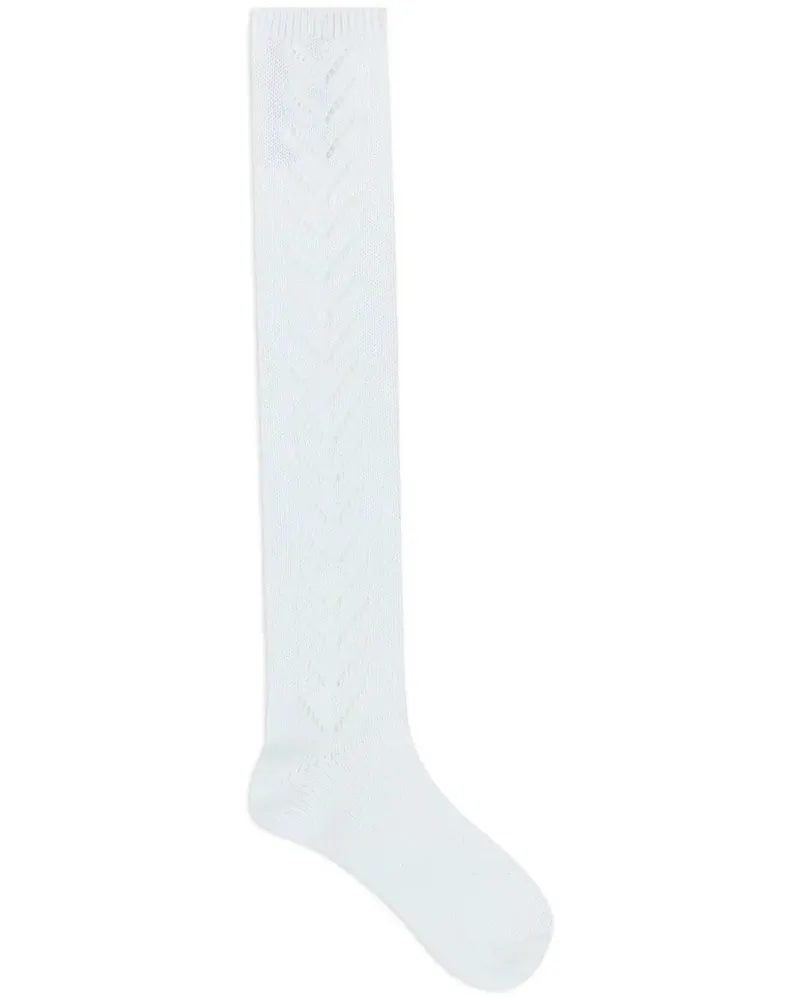 Valentino Garavani Socken mit VLogo - Weiß Weiß