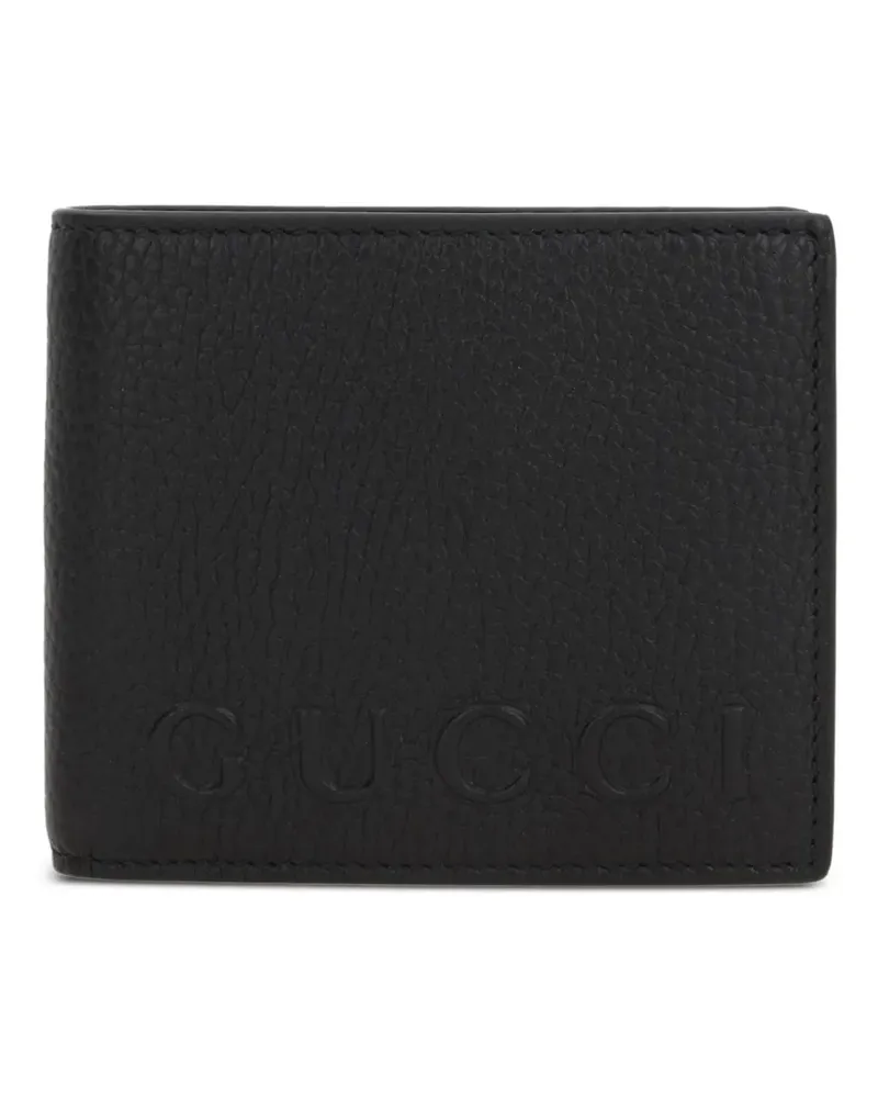 Gucci Portemonnaie mit Logo-Prägung - Schwarz Schwarz
