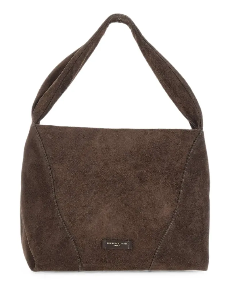 Gianni Chiarini Suria suede shoulder bag - Braun Braun