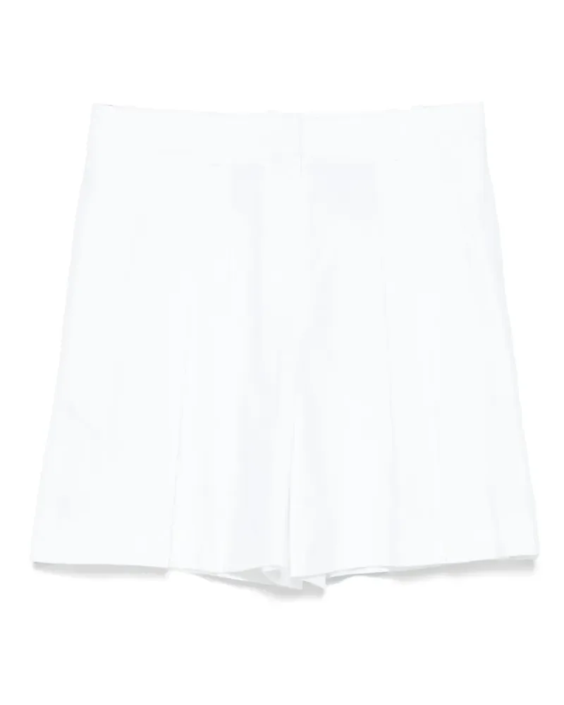 Theory Shorts mit Faltendetail - Weiß Weiß