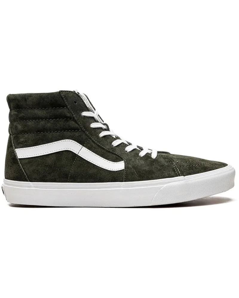 Vans SK8 Hi Zamszowe Pig Suede Sneakers Grün