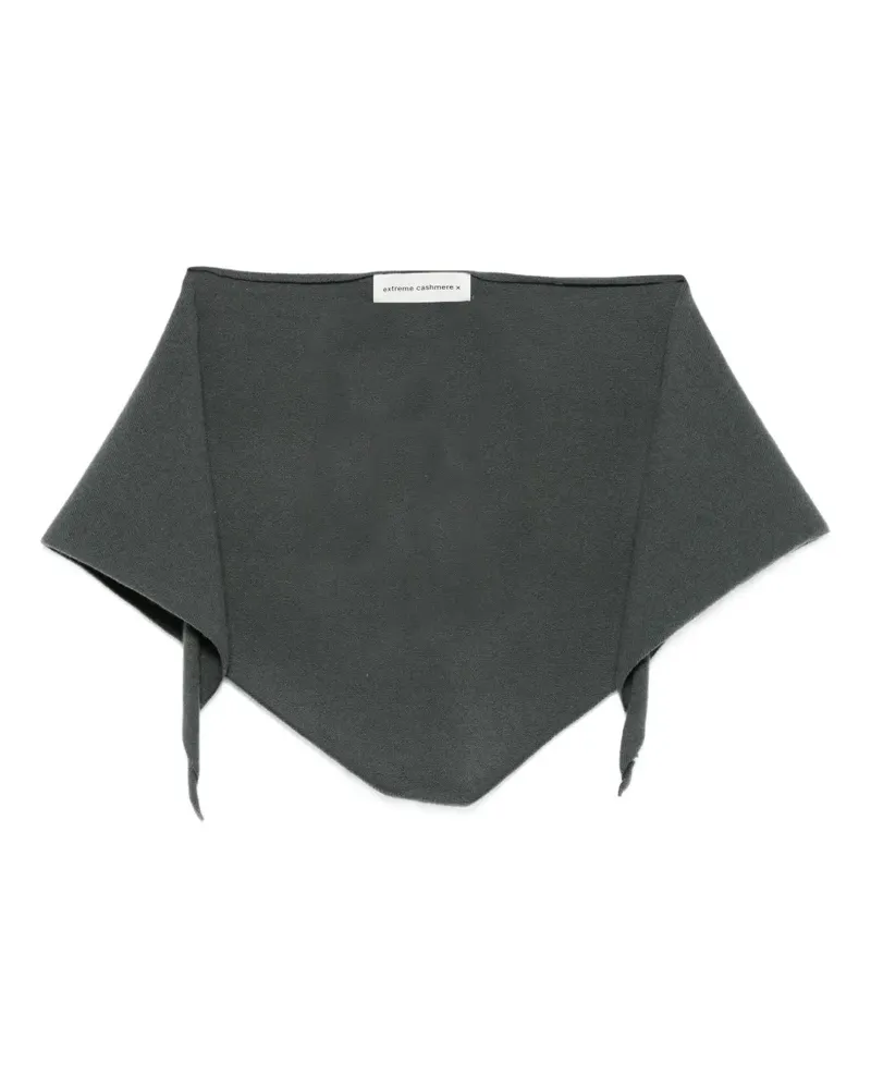 extreme cashmere Schal mit Kaschmiranteil - Grau Grau