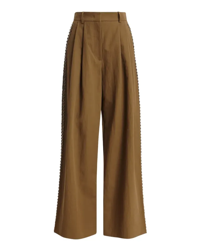 Essentiel Palazzohose mit Nieten - Braun Braun