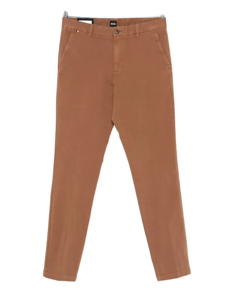 HUGO BOSS twill trousers - Braun Braun