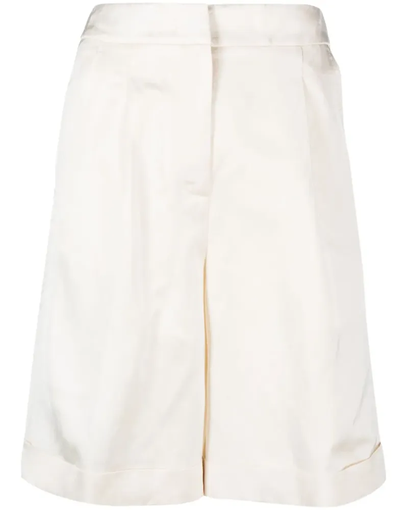 Peserico Hoch sitzende Shorts - Nude Nude