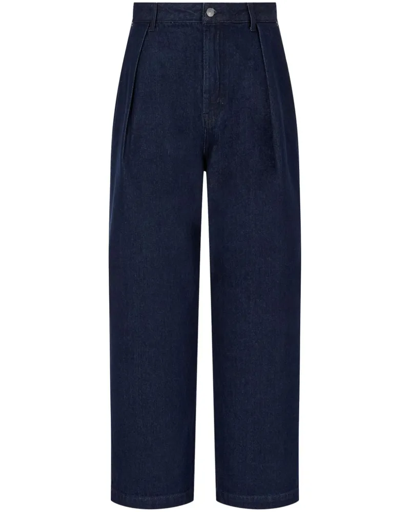 STUDIO TOMBOY Jeans mit asymmetrischem Saum - Blau Blau