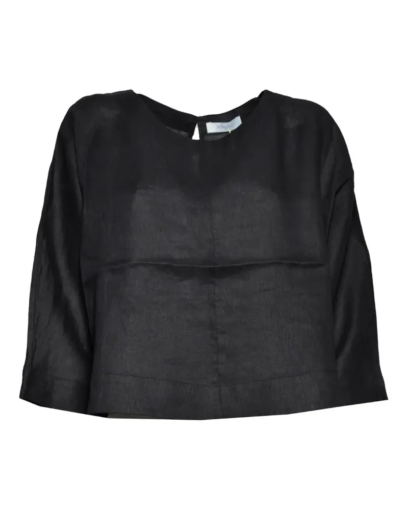 JcSophie Lenora button-fastening blouse - Schwarz Schwarz