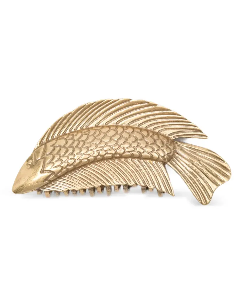 Cult Gaia Neemo fish-shape claw clip - Gold Gold