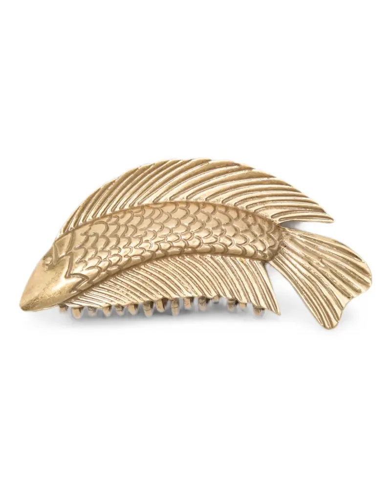 Cult Gaia Neemo fish-shape claw clip - Gold Gold
