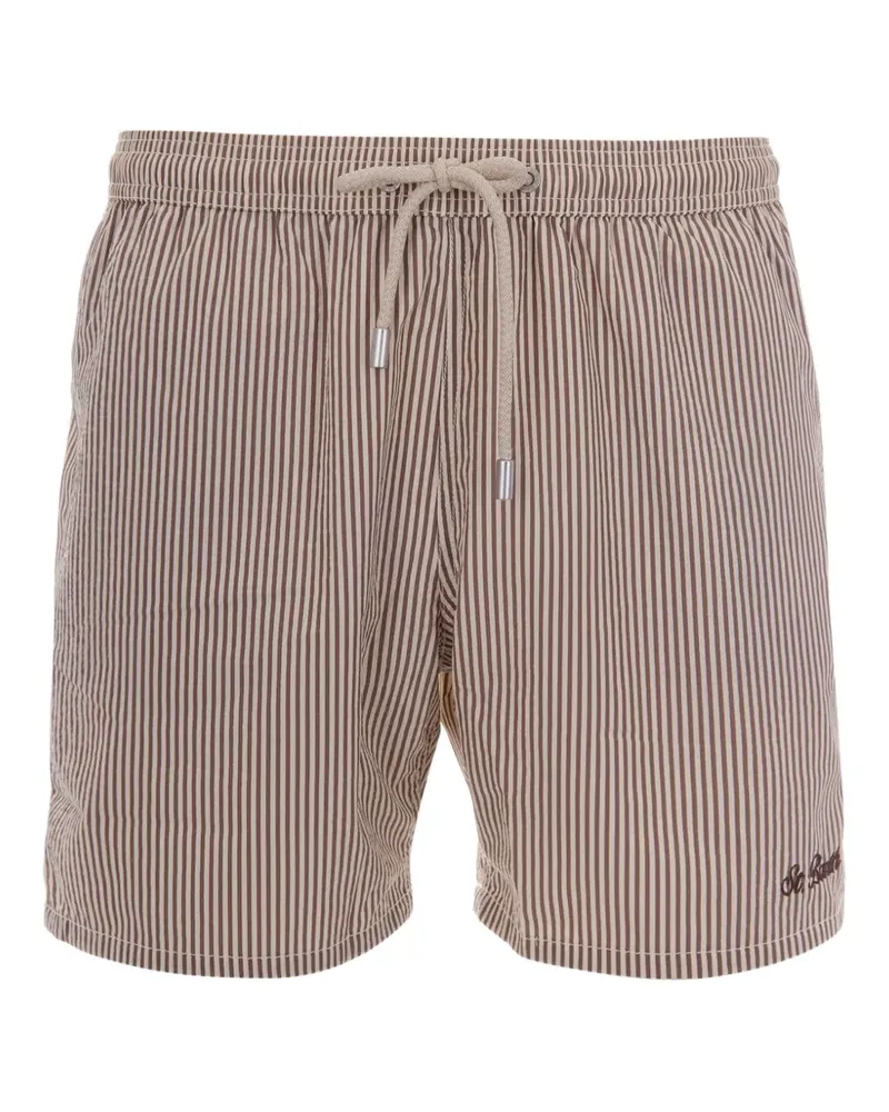 MC2 Saint Barth Patmos striped swim shorts - Braun Braun