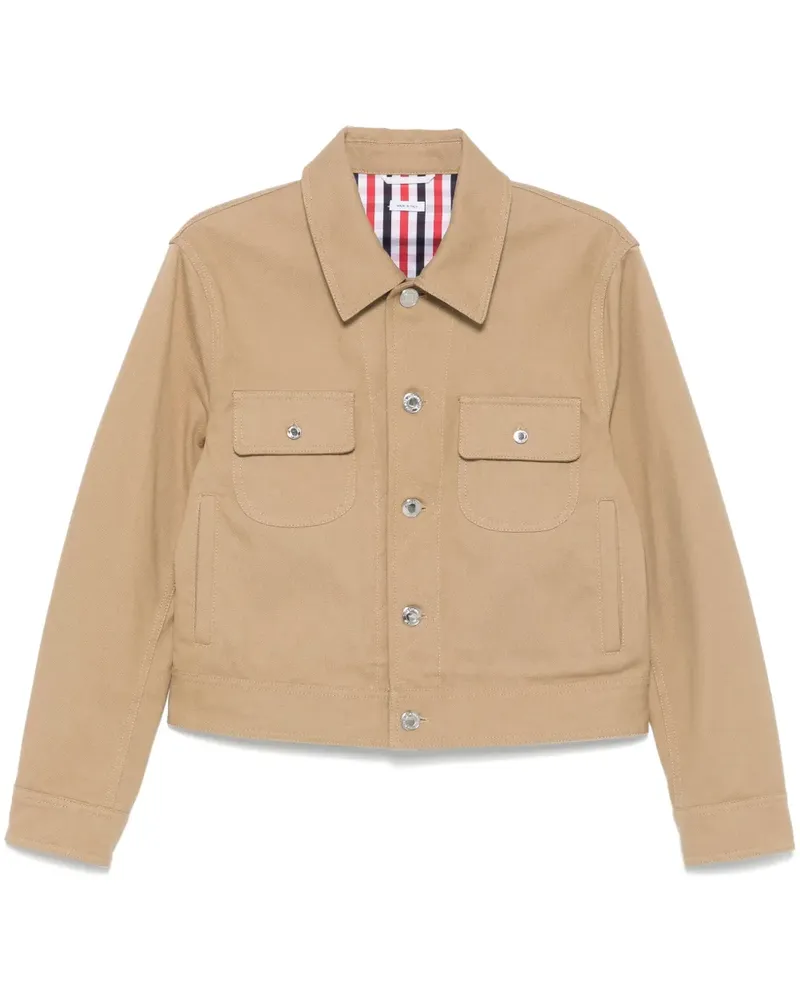 Thom Browne Jacke mit Riemen - Braun Braun